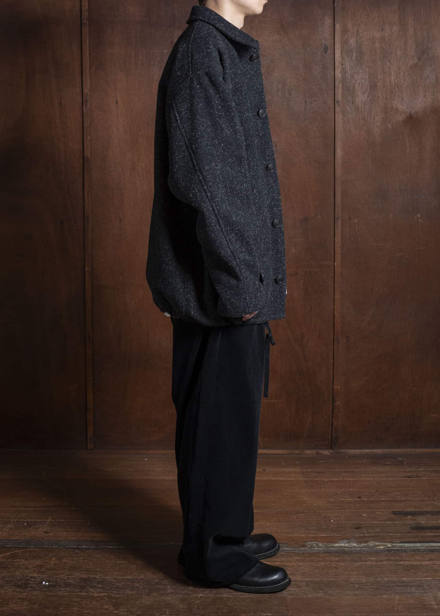 YOKO SAKAMOTO Coach Jacket YS-25AW-04 BLACK