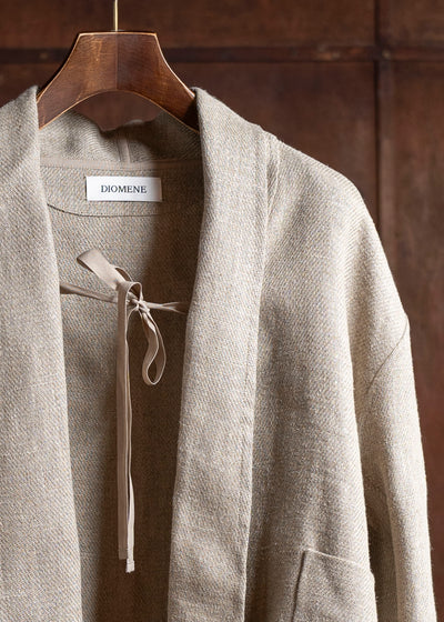 DIOMENE AZALEA / UNLINED LACE-UP JACKET 06 WALNUT DDM-JK-0016 / DDMLINODOK