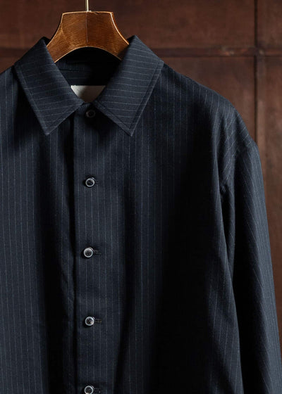 YOKO SAKAMOTO Brushed Wool Work Jacket Stripe YS-24AW-33-Stripe