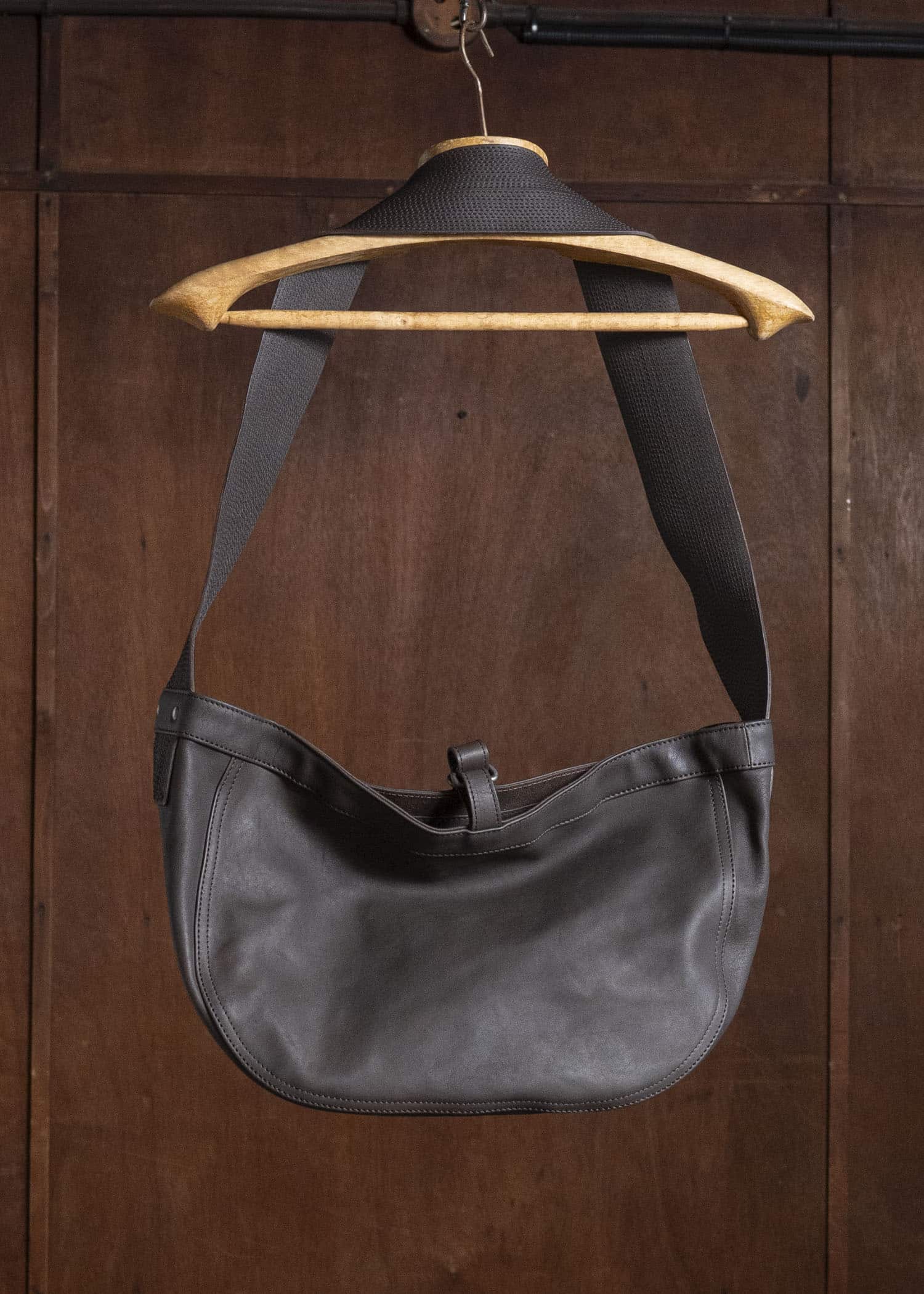 Taiga Takahashi Lot.018-Brown Newsboy Bag Horse Leather Small Brown