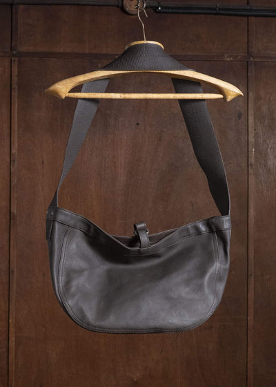 Taiga Takahashi Lot.018-Brown Newsboy Bag Horse Leather Small Brown