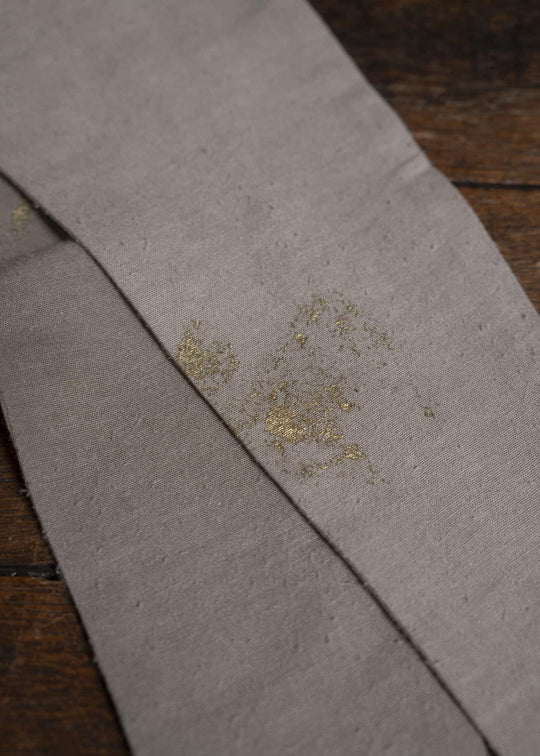 ZIGGY CHEN 0M2615006 MEDIUM GOLD LEAF HANDKERCHIEF 81