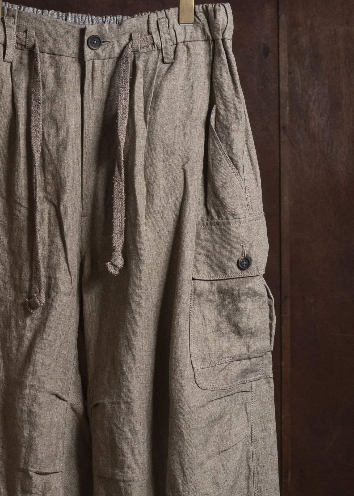 ZIGGY CHEN 0M2610555 DRAWSTRING CARGO TROUSERS 14