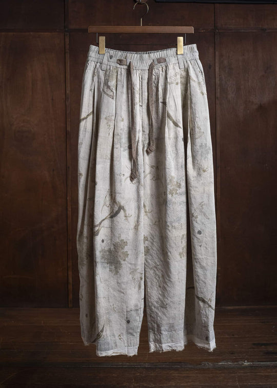 ZIGGY CHEN 0M2610558 WIDE LEG DRAWSTRING TROUSERS 02