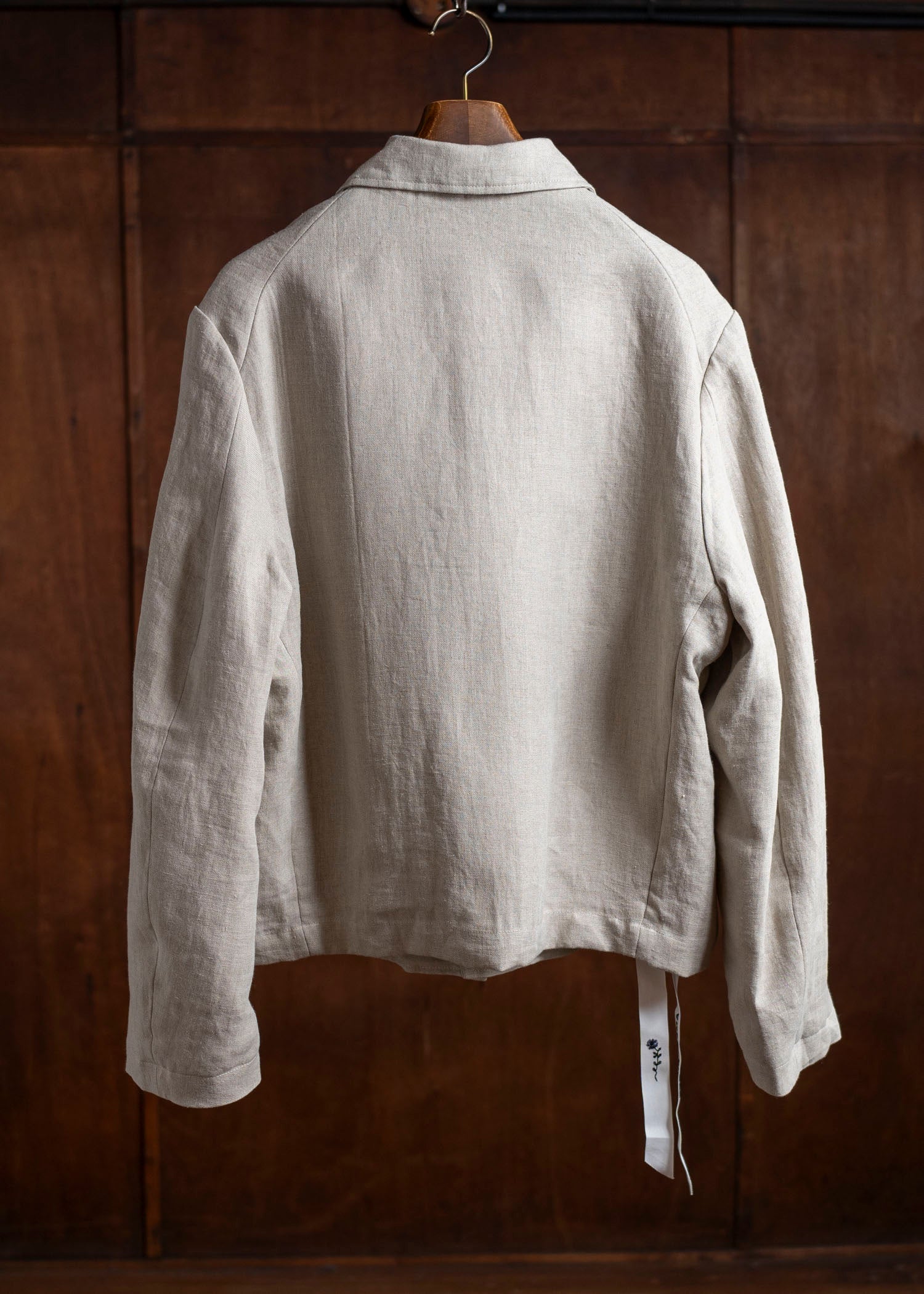 DIOMENE LIGUSTRUM / UNLINED CROCHET POCKET JACKET 03 LINEN DDM-JK-0018 / DDMLINO210