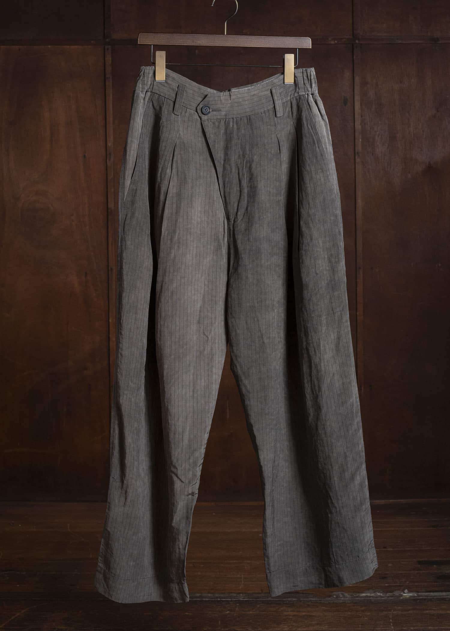 ZIGGY CHEN 0M2610510 DROP-CROTCHED PLEATED TROUSERS 3