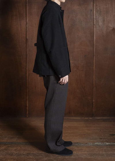 Taiga Takahashi Lot.307-Black Stand Collar Jacket Black