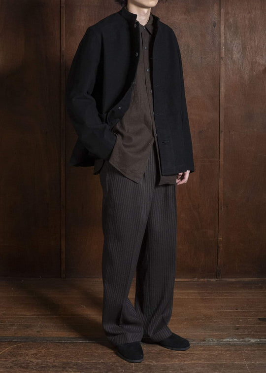 Taiga Takahashi Lot.307-Black Stand Collar Jacket Black