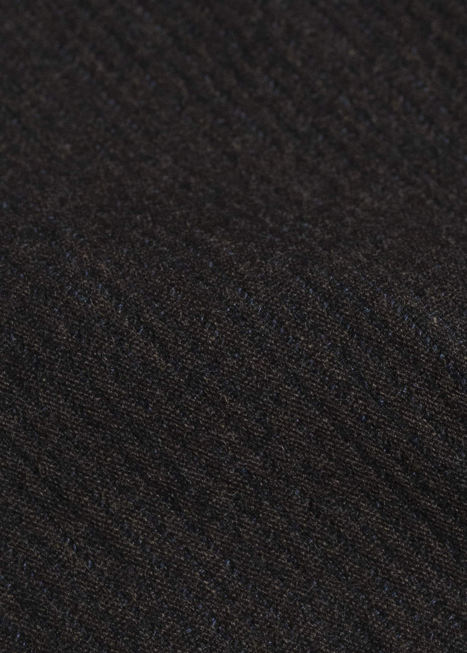 JAN-JAN VAN ESSCHE TROSERS #87 DOUBLE PLEATED TROUSERS Ridged Linen Wool Eggplant / Indigo