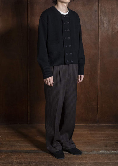 Taiga Takahashi Lot.506-Black Db Cardigan Black