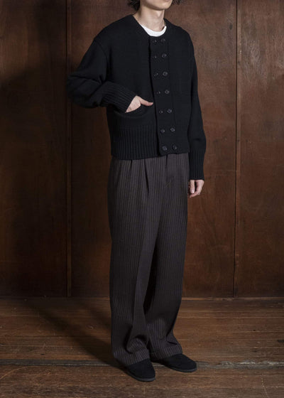 Taiga Takahashi Lot.506-Black Db Cardigan Black