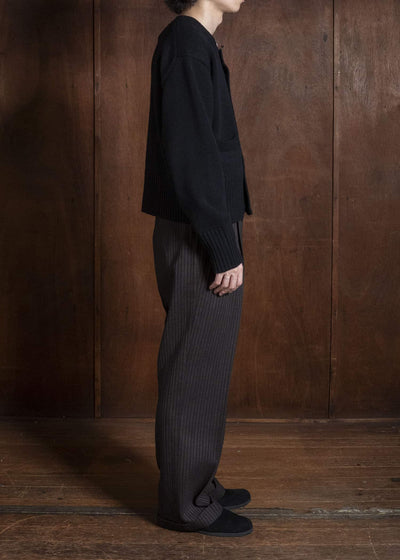 Taiga Takahashi Lot.506-Black Db Cardigan Black