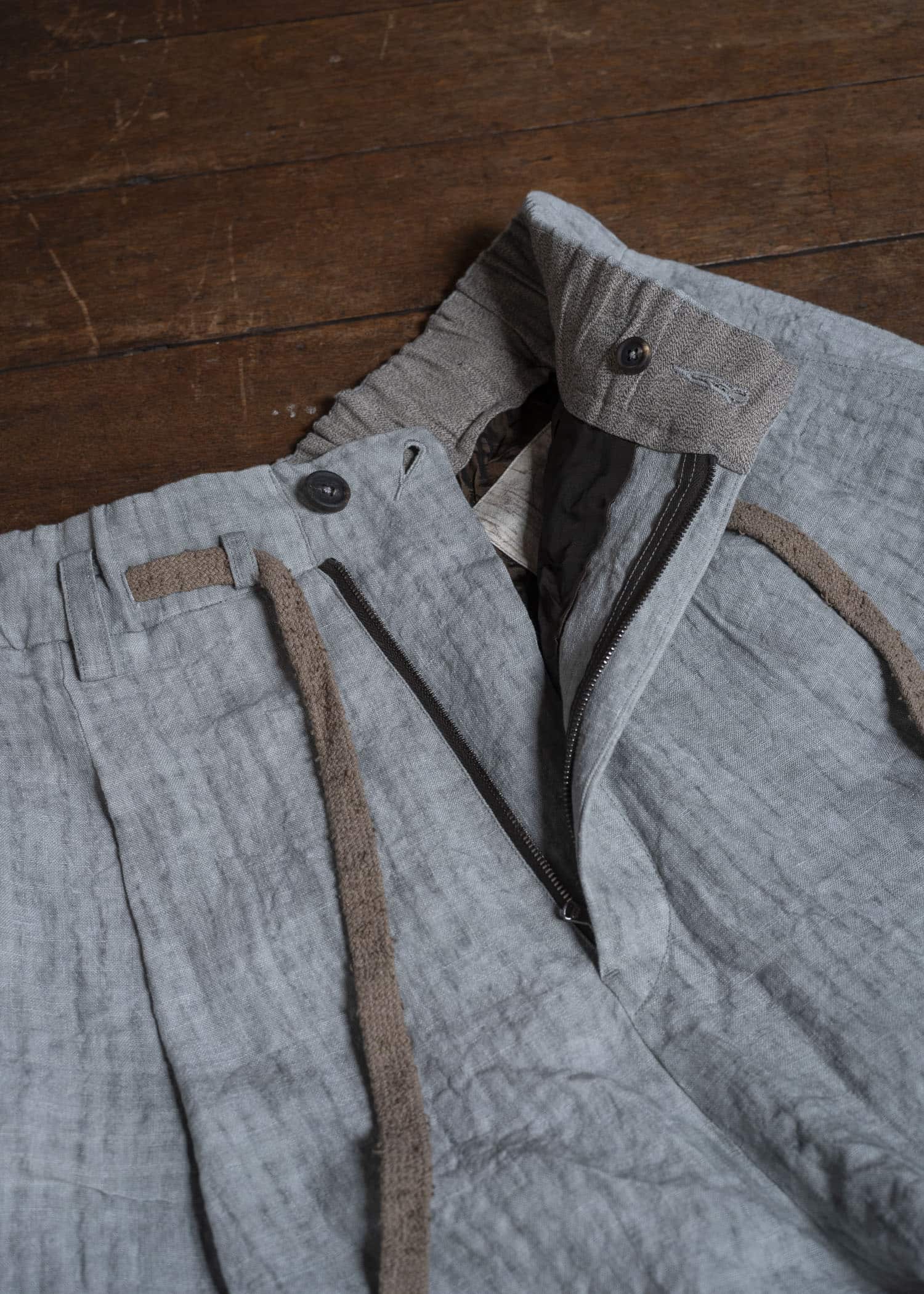 ZIGGY CHEN 0M2610511 FULL-LENGTH DRAWSTRING TROUSERS 21