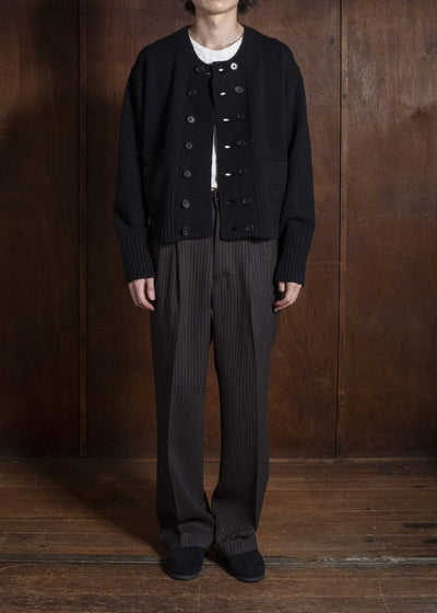 Taiga Takahashi Lot.506-Black Db Cardigan Black