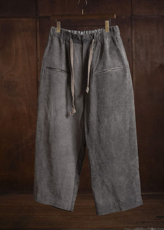 ZIGGY CHEN 0M2610520 STRIPED DRAWSTRING TROUSERS 03