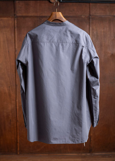 DIOMENE SNOWDROP / MICRO-EMBROIDERED STAND COLLAR SHIRT 11 RAVEN DDM-CL-0011 / DDMMARTE