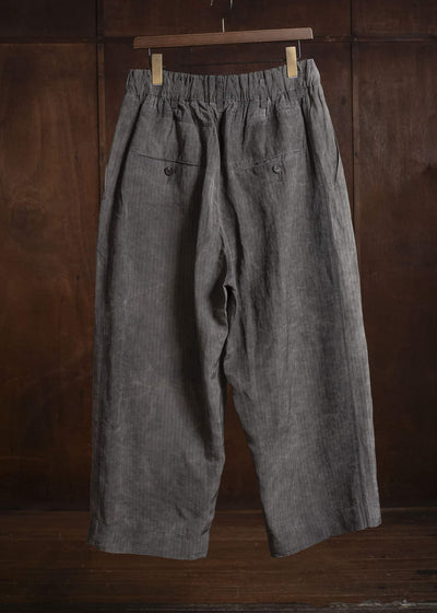 ZIGGY CHEN 0M2610520 STRIPED DRAWSTRING TROUSERS 03