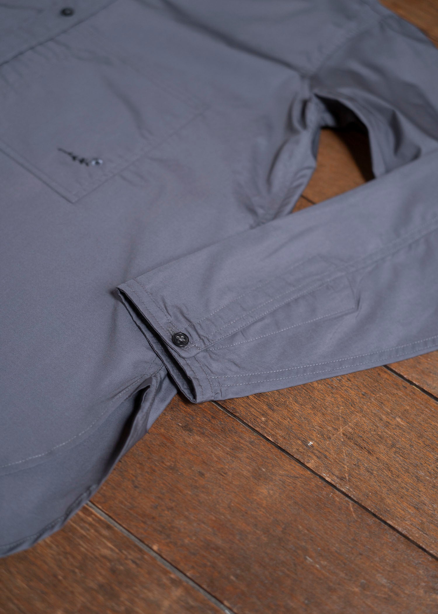 DIOMENE SNOWDROP / MICRO-EMBROIDERED STAND COLLAR SHIRT 11 RAVEN DDM-CL-0011 / DDMMARTE