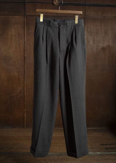 Taiga Takahashi Lot.201-Brown Work Trousers Brown
