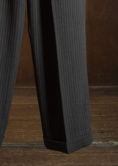 Taiga Takahashi Lot.201-Brown Work Trousers Brown