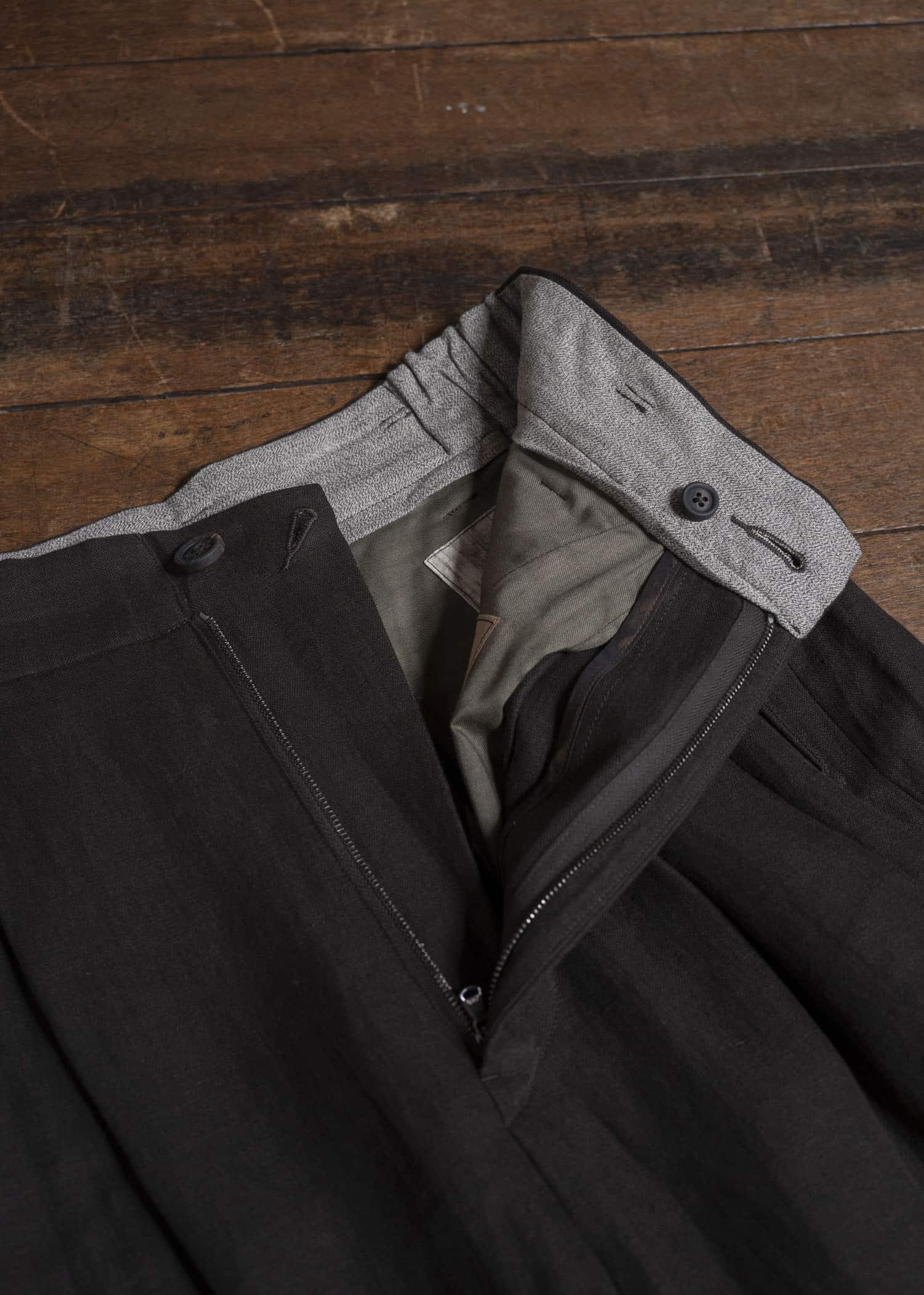 ZIGGY CHEN 0M2610552 DROP-CROTCHED TAPERED TROUSERS 85