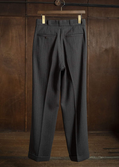 Taiga Takahashi Lot.201-Brown Work Trousers Brown