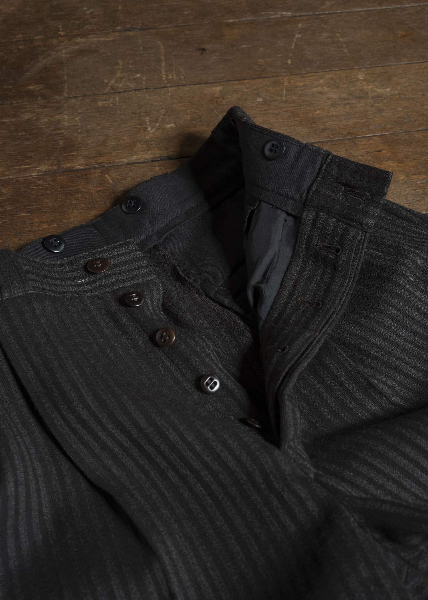 Taiga Takahashi Lot.201-Brown Work Trousers Brown