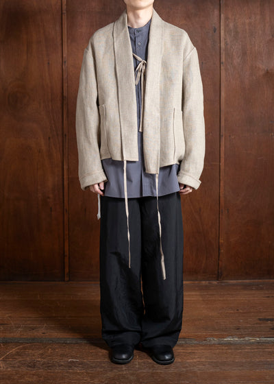 DIOMENE AZALEA / UNLINED LACE-UP JACKET 06 WALNUT DDM-JK-0016 / DDMLINODOK