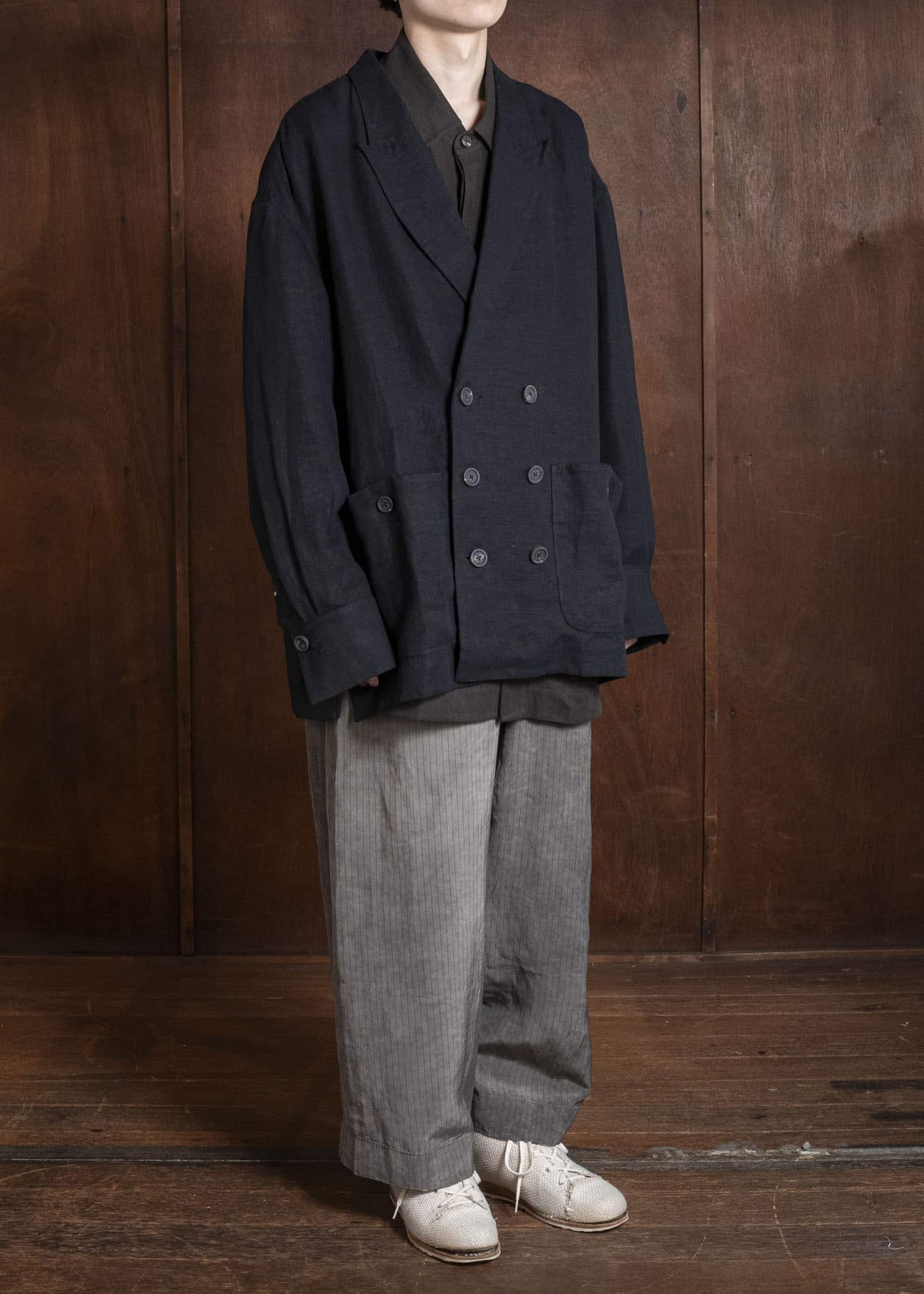 ZIGGY CHEN 0M2610906 DOUBLE BREASTED LONG BLAZER 04