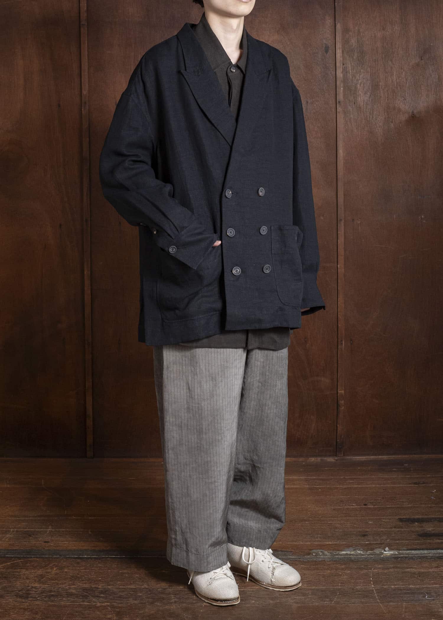 ZIGGY CHEN 0M2610906 DOUBLE BREASTED LONG BLAZER 04