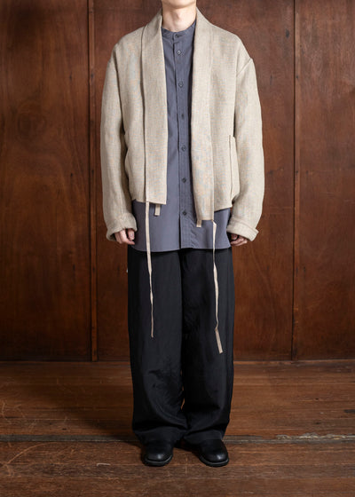 DIOMENE AZALEA / UNLINED LACE-UP JACKET 06 WALNUT DDM-JK-0016 / DDMLINODOK