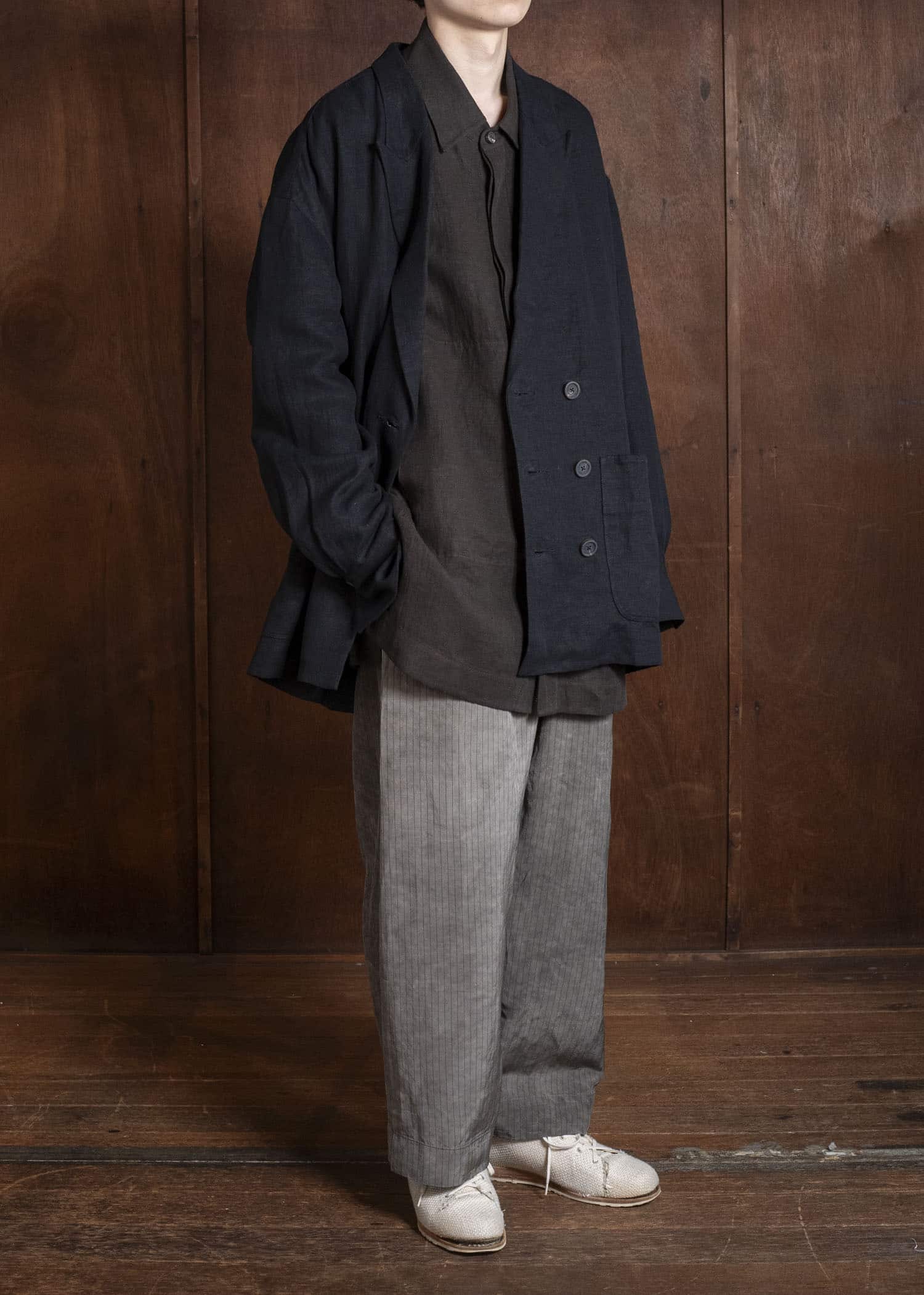 ZIGGY CHEN 0M2610906 DOUBLE BREASTED LONG BLAZER 04