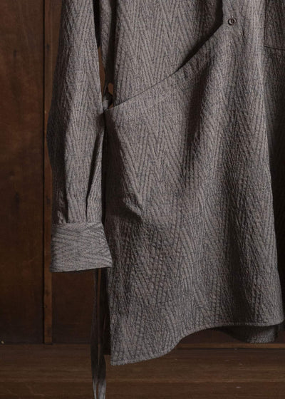 UMA WANG UM1512 TAPESTRY TOP uw083 - grey/blue