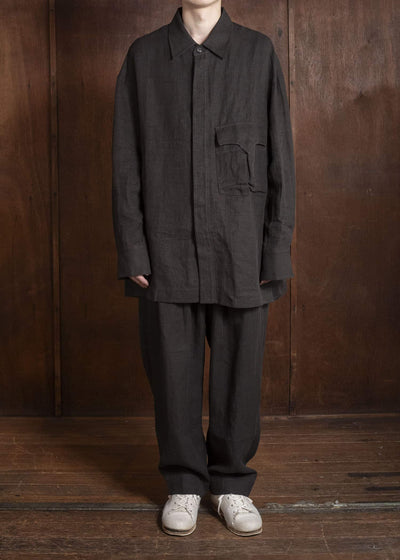 ZIGGY CHEN 0M2610552 DROP-CROTCHED TAPERED TROUSERS 85