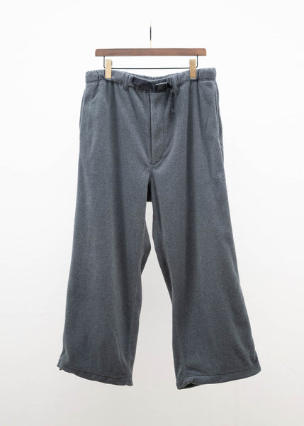 YOKO SAKAMOTO ALPINE BAGGY PANTS / CHARCOAL GRAY