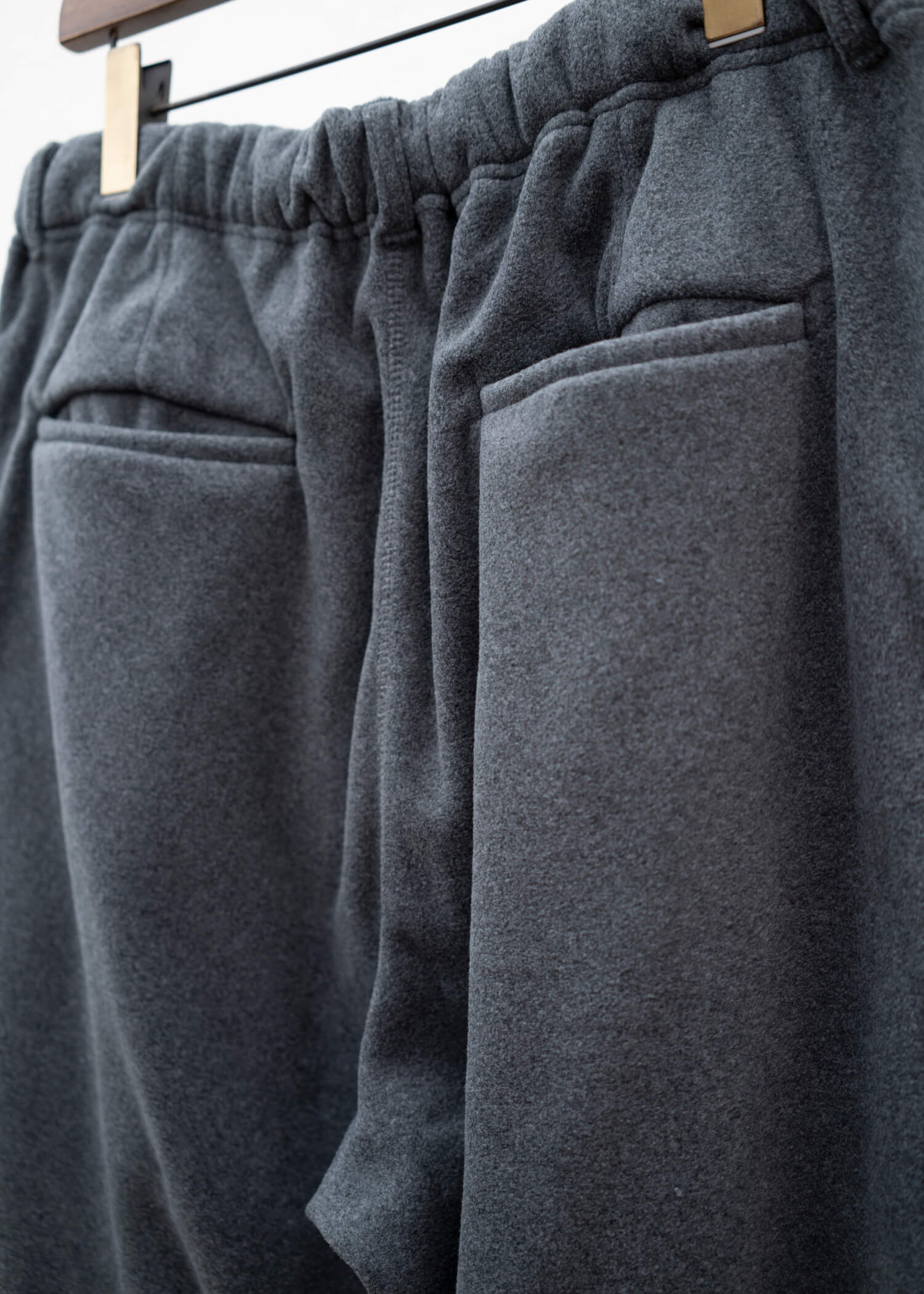 YOKO SAKAMOTO ALPINE BAGGY PANTS / CHARCOAL GRAY