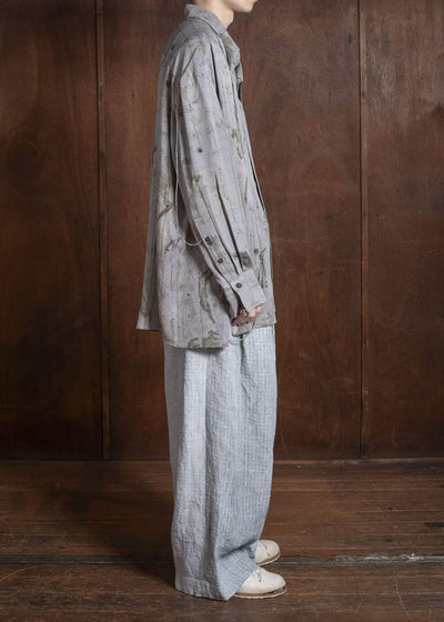 ZIGGY CHEN 0M2610707 DIGITAL PRINT ASYMMETRIC SHIRT 52