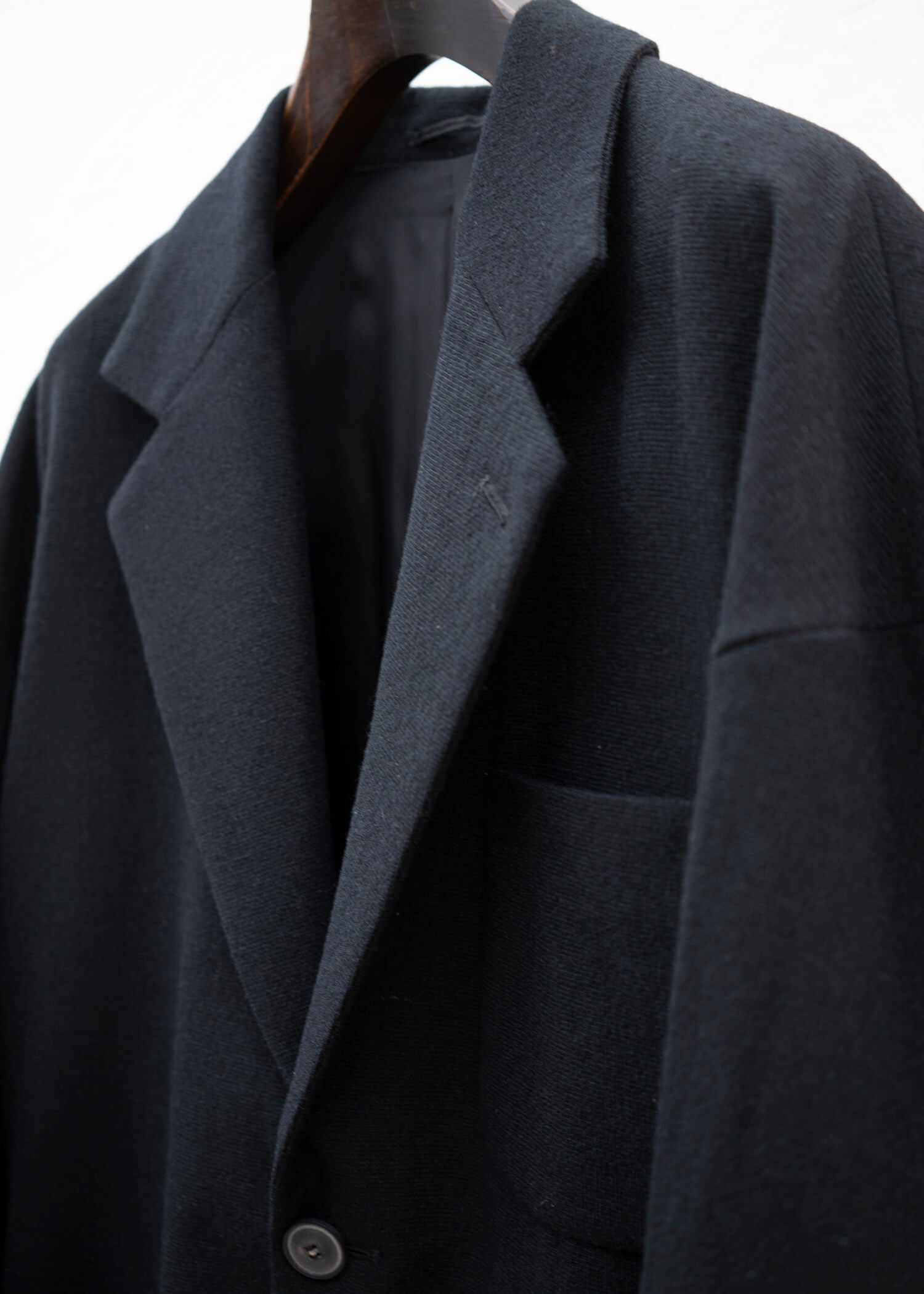 YOKO SAKAMOTO TWEED BIG JACKET / BLACK