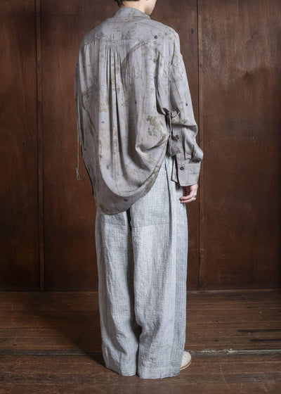 ZIGGY CHEN 0M2610707 DIGITAL PRINT ASYMMETRIC SHIRT 52