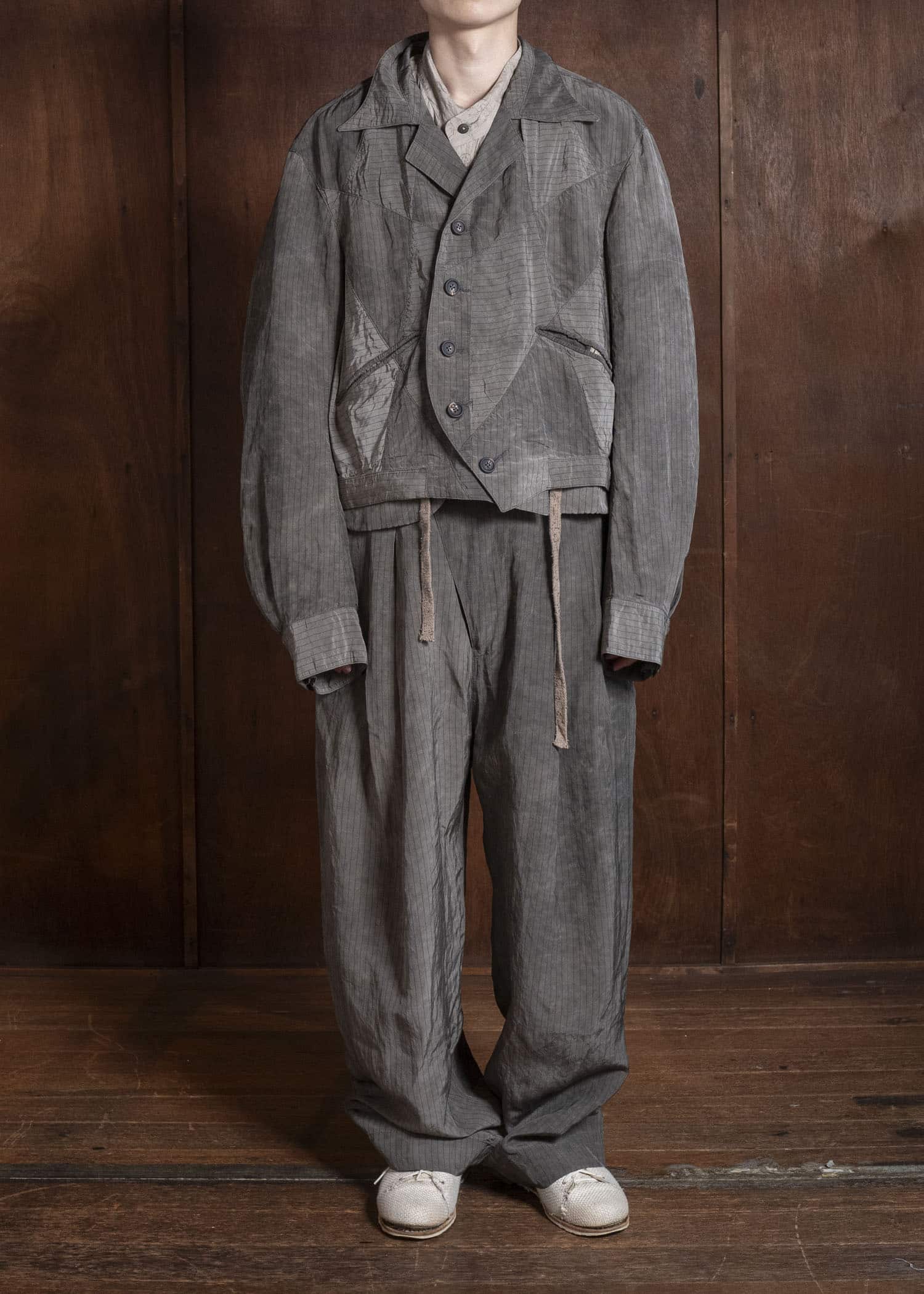 ZIGGY CHEN 0M2610930 CROPPED PATCHWORK JACKET 03