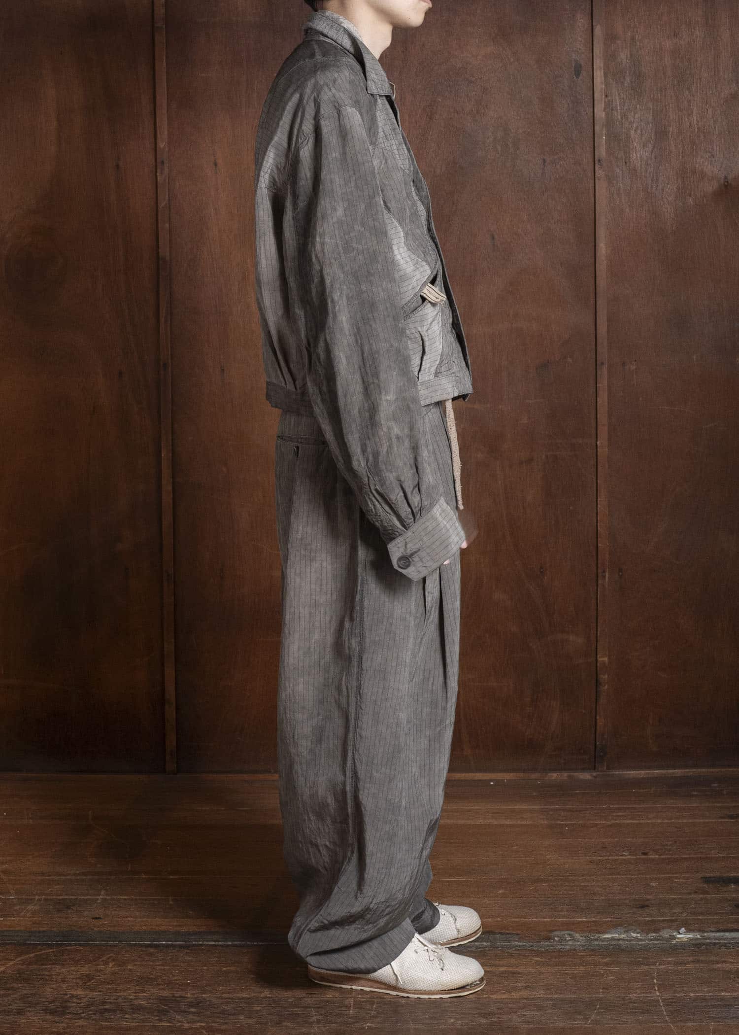 ZIGGY CHEN 0M2610930 CROPPED PATCHWORK JACKET 03