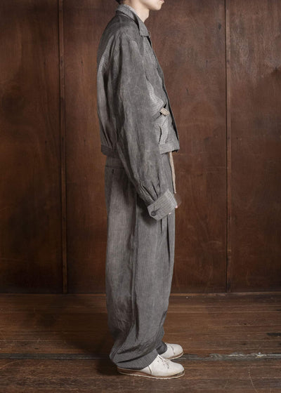 ZIGGY CHEN 0M2610930 CROPPED PATCHWORK JACKET 03