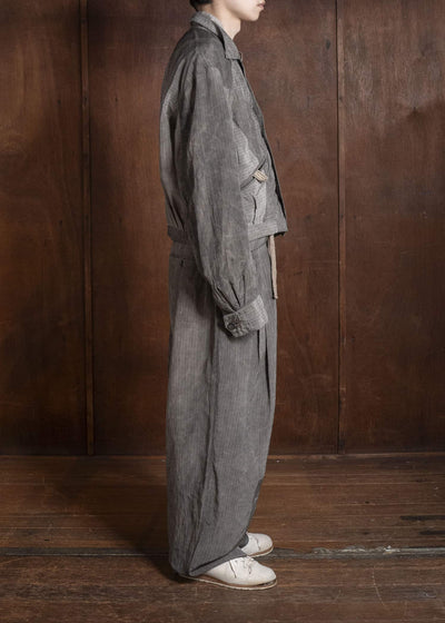 ZIGGY CHEN 0M2610930 CROPPED PATCHWORK JACKET 03