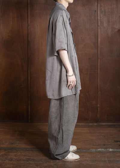 ZIGGY CHEN 0M2610750 ASYMMETRIC SHORT SLEEVE SHIRT 52