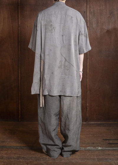 ZIGGY CHEN 0M2610750 ASYMMETRIC SHORT SLEEVE SHIRT 52