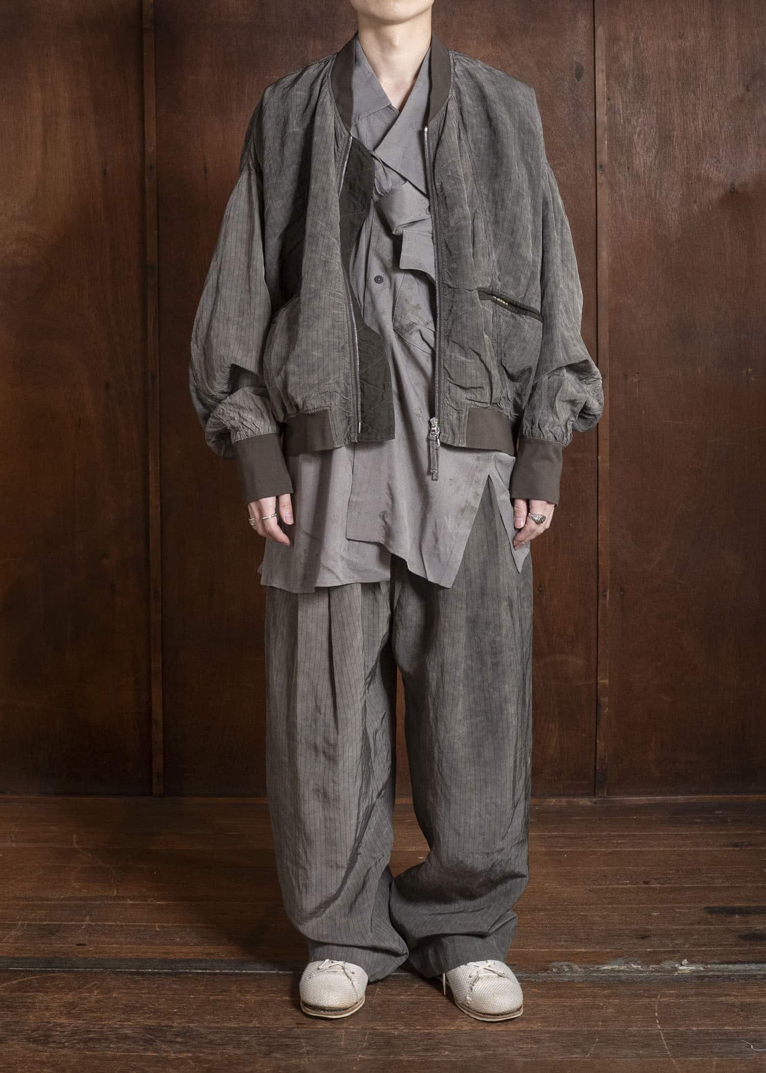 ZIGGY CHEN 0M2610936 STRIPED BOMBER JACKET 03