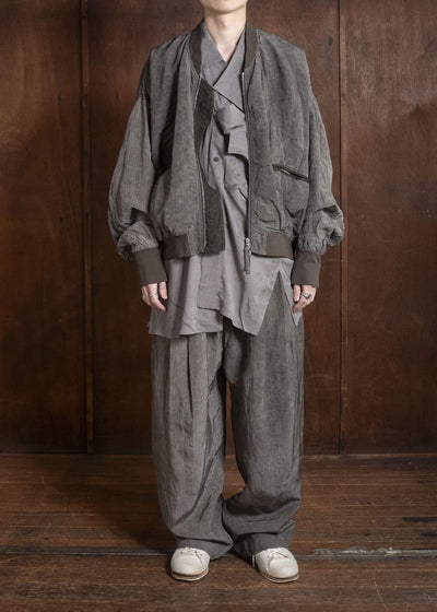 ZIGGY CHEN 0M2610936 STRIPED BOMBER JACKET 03