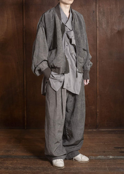 ZIGGY CHEN 0M2610936 STRIPED BOMBER JACKET 03