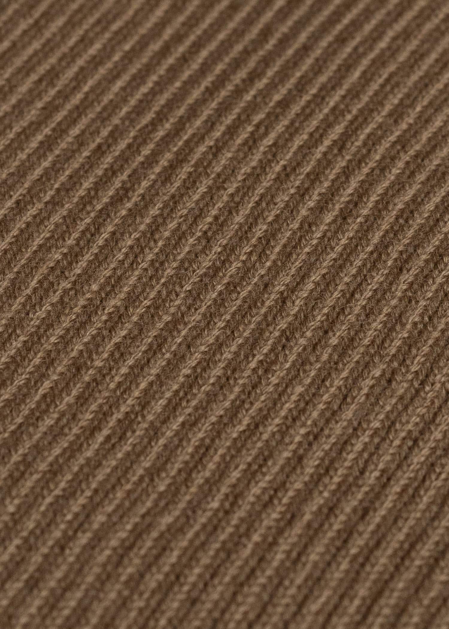 Taiga Takahashi Lot.521 Turtleneck Cardigan CAMEL