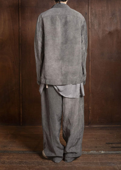 ZIGGY CHEN 0M2610905 STRIPED PATCHWORK WORKERS BLAZER 03